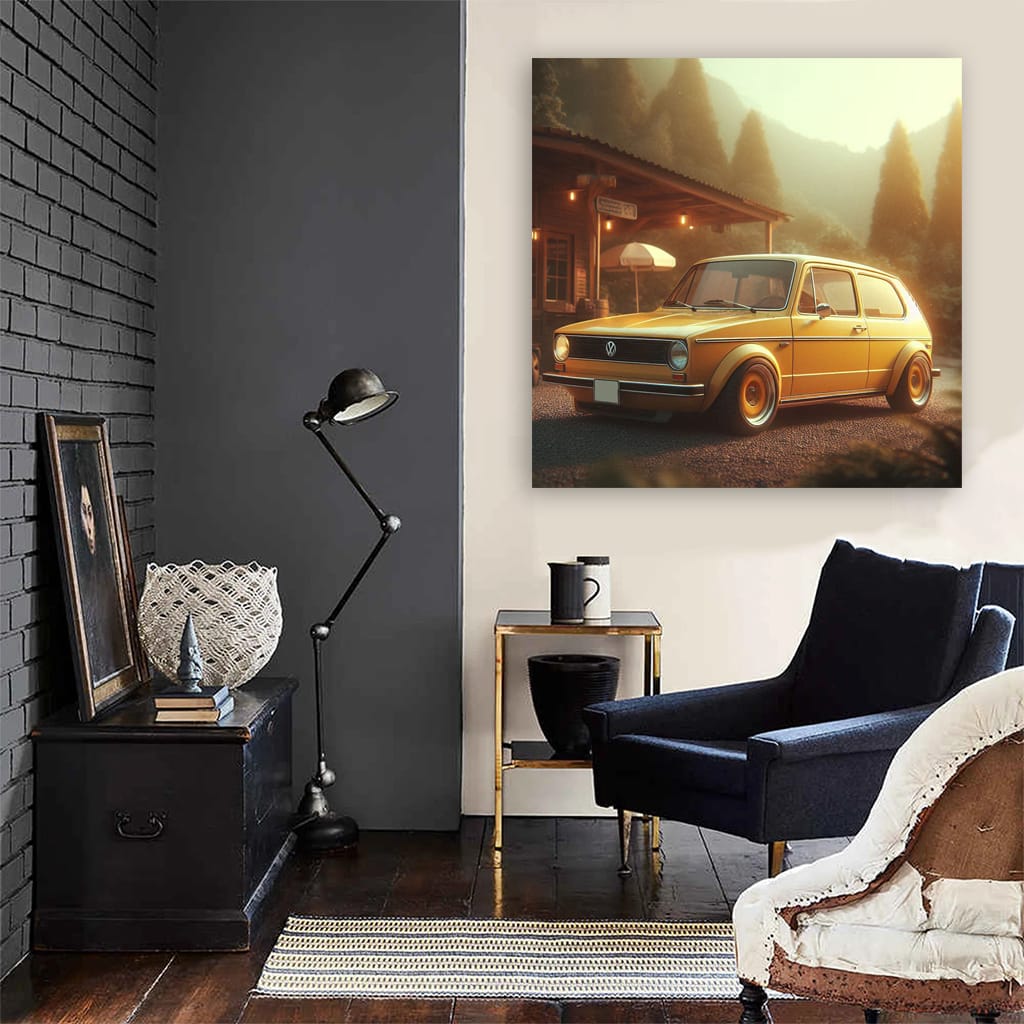 Vintage Volkswagen Golf - Timeless Style and Charm