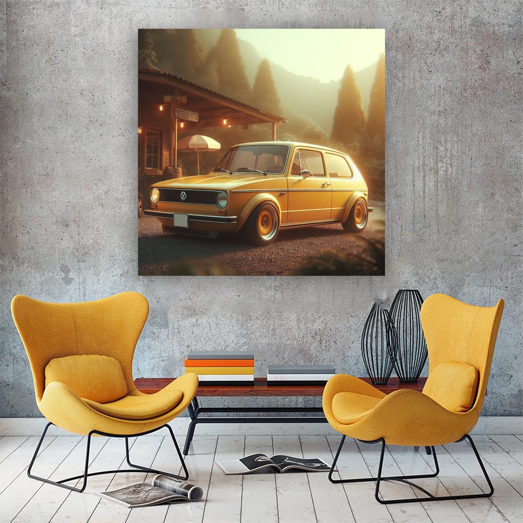 Vintage Volkswagen Golf - Timeless Style and Charm