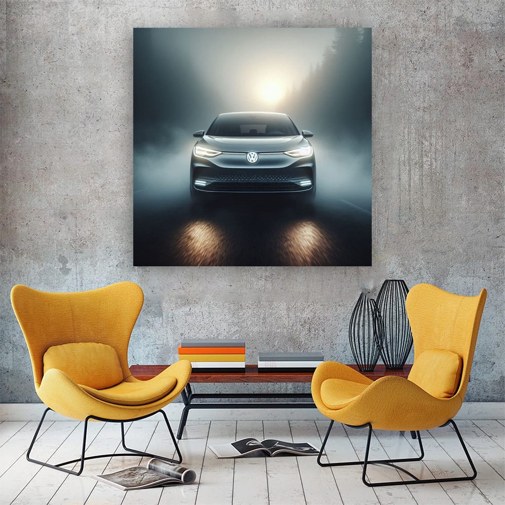 Volkswagen Id. Fog Wall Art