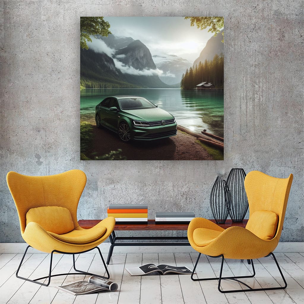 Volkswagen Jetta Gli Lake Wall Art