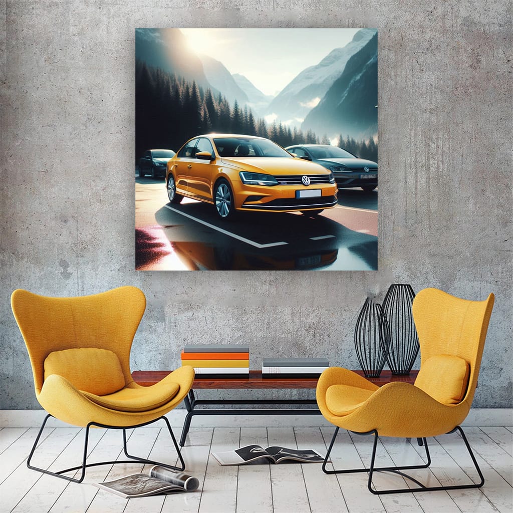 Volkswagen Jetta Gli Parking Wall Art