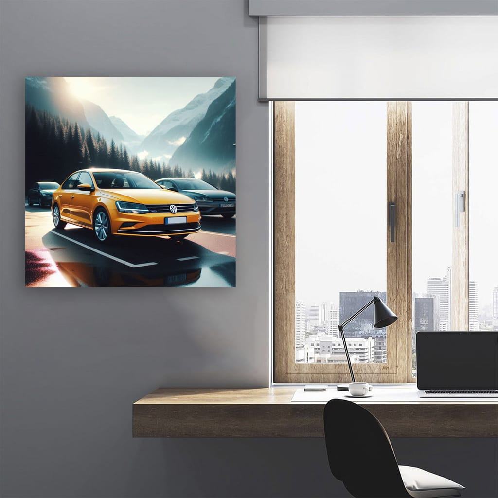 Volkswagen Jetta Gli Parking Wall Art