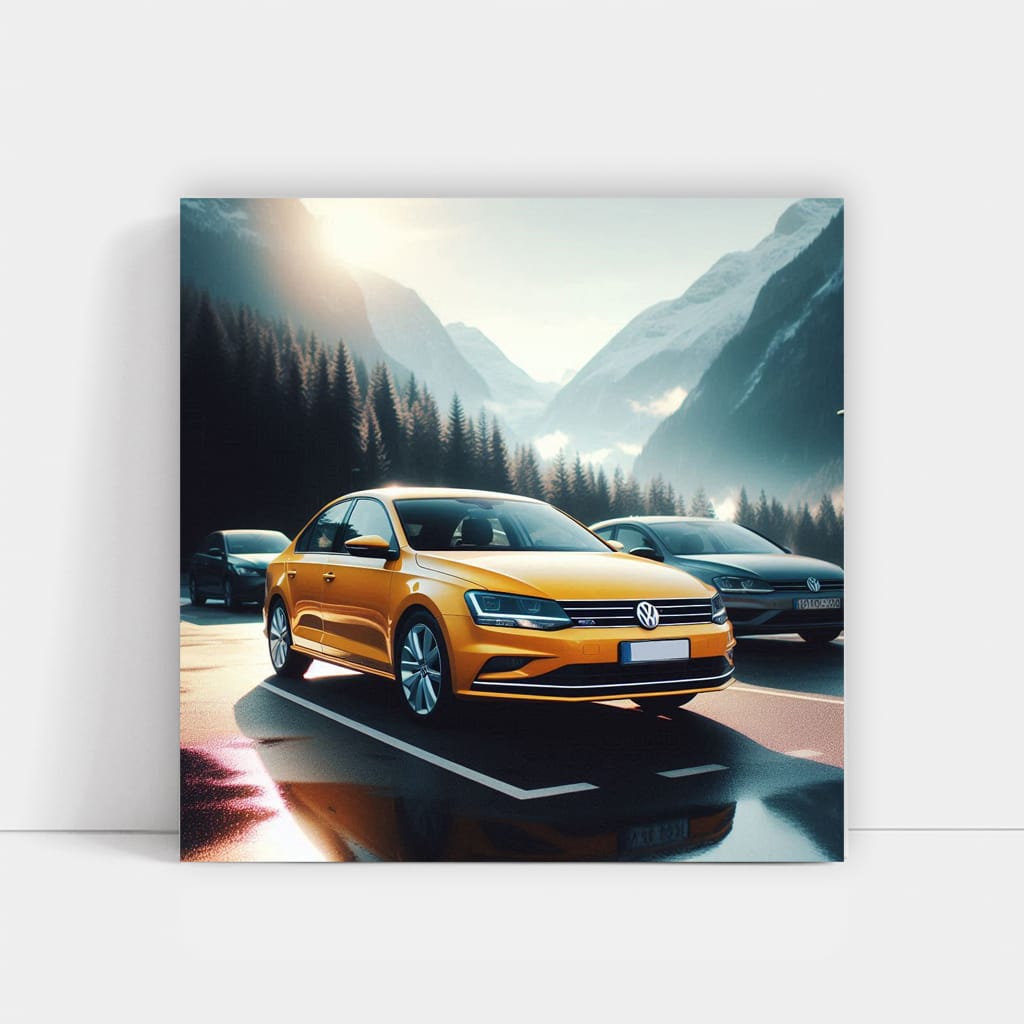 Volkswagen Jetta Gli Parking Wall Art