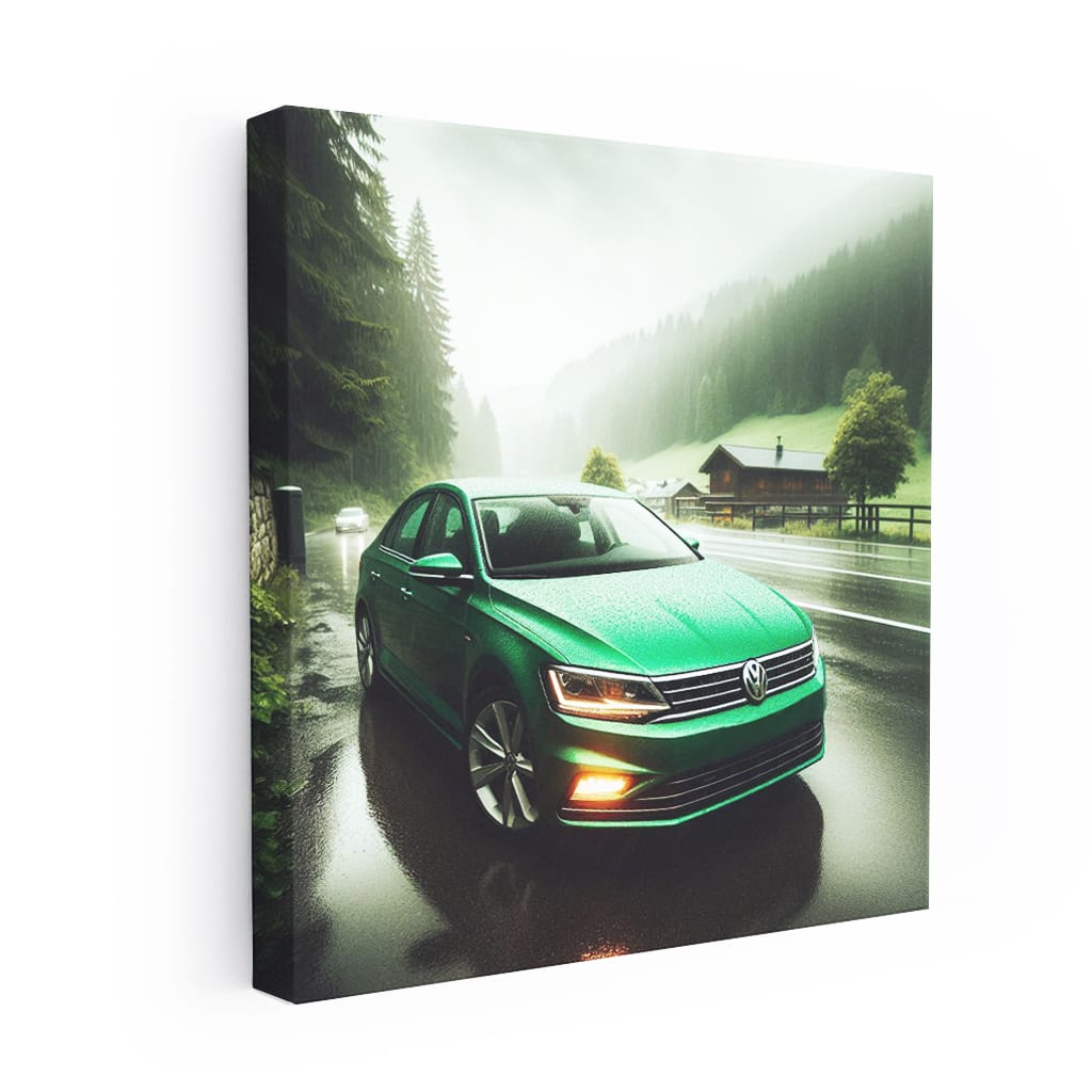 Volkswagen Jetta Gli Rainy Weath Wall Art