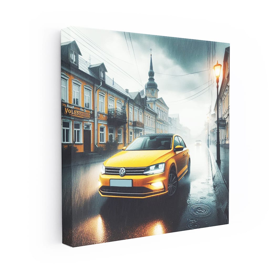 Volkswagen Jetta Gli Rainy Weather Wall Art