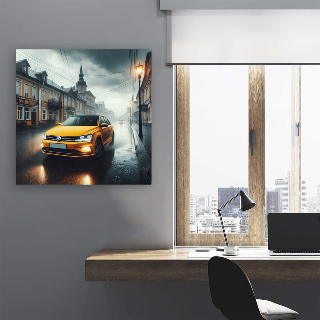 Volkswagen Jetta Gli Rainy Weather Wall Art