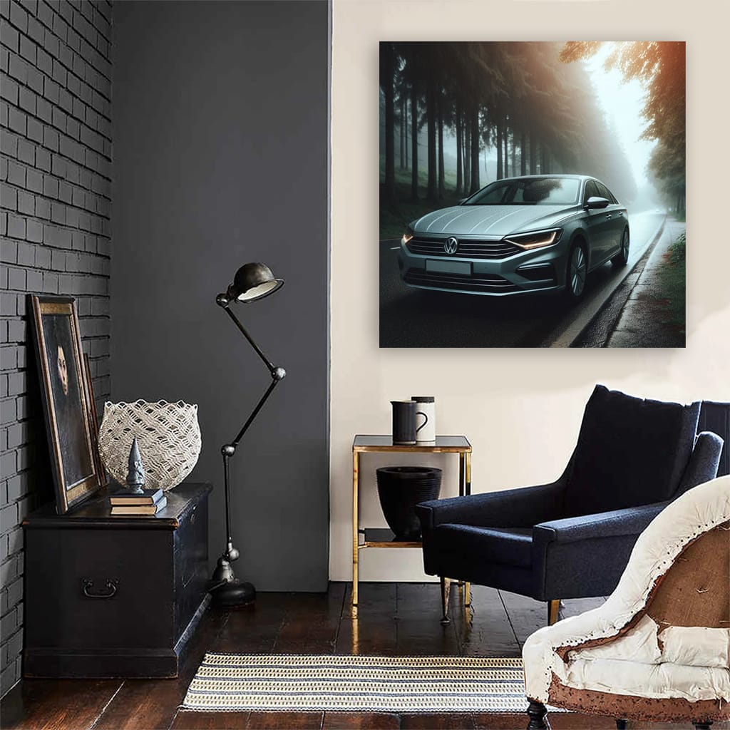 Volkswagen Jetta Overcast Weath Wall Art