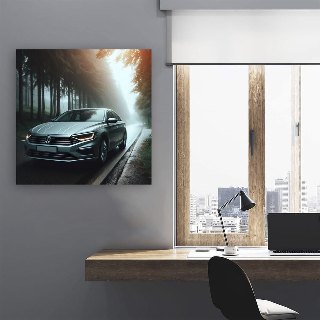 Volkswagen Jetta Overcast Weath Wall Art