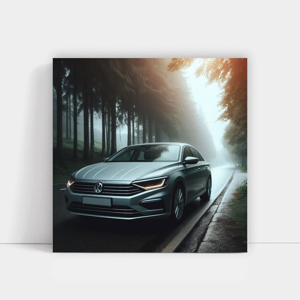 Volkswagen Jetta Overcast Weath Wall Art