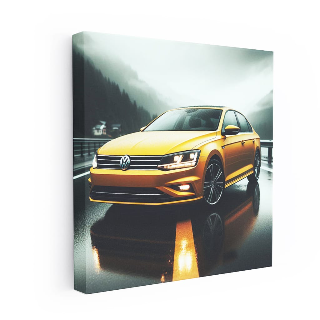 Volkswagen Jetta Overcast Weather Wall Art