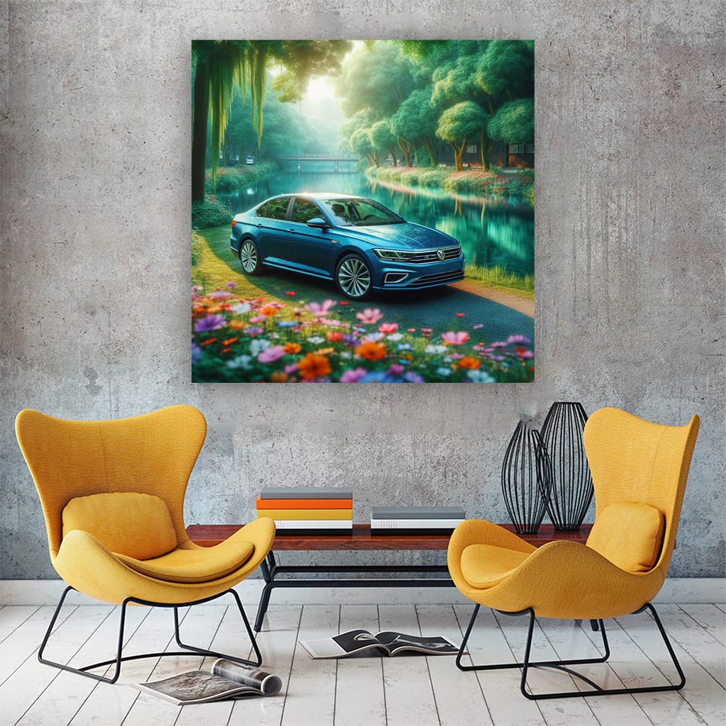 Volkswagen Jetta by River - Sleek and Stylish Sedan