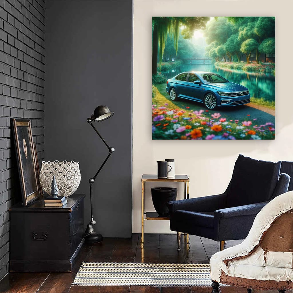 Volkswagen Jetta by River - Sleek and Stylish Sedan