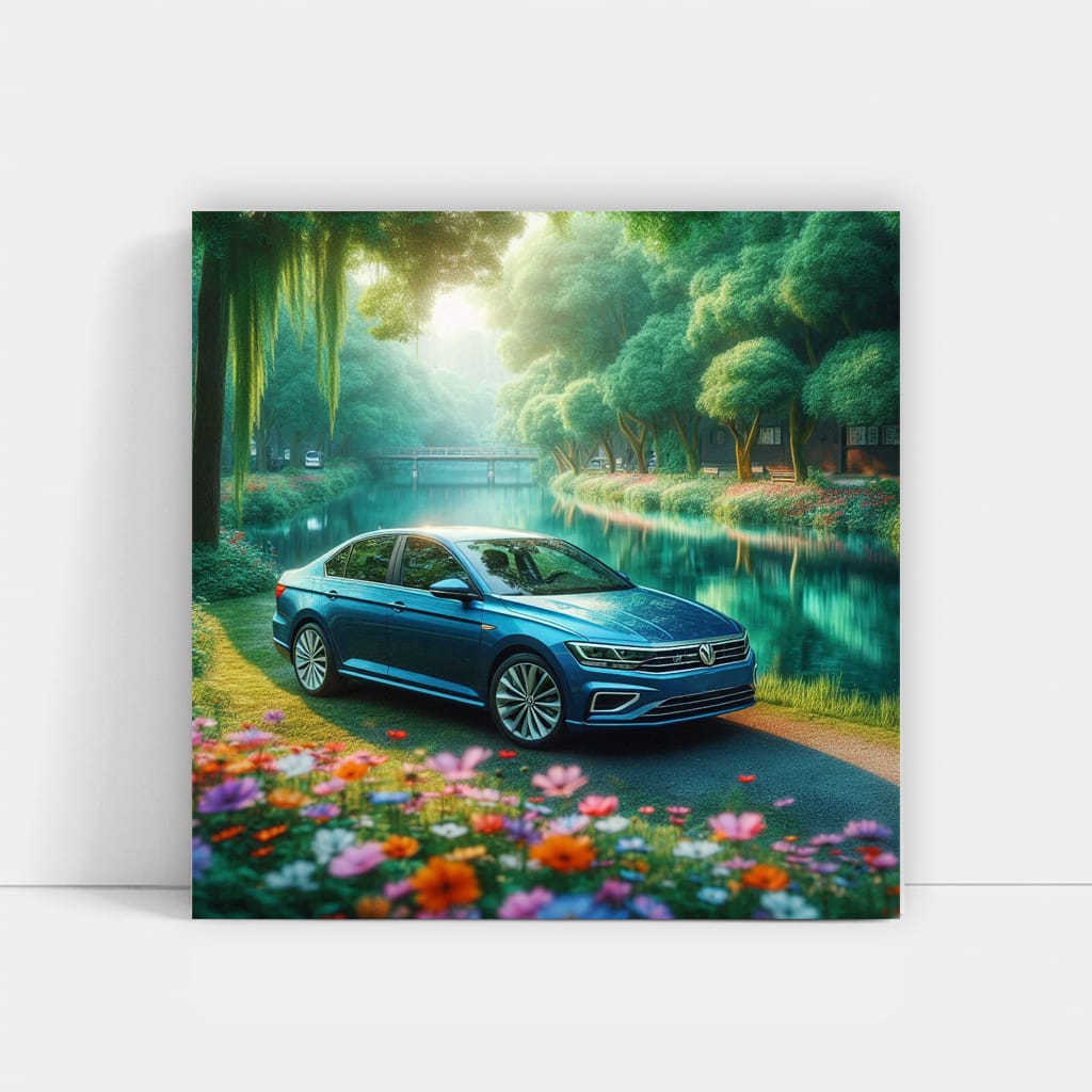 Volkswagen Jetta by River - Sleek and Stylish Sedan