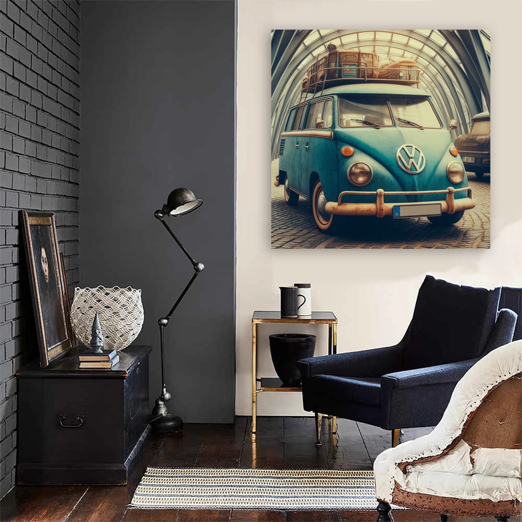 Vintage Retro Volkswagen Style - Timeless Classic Car