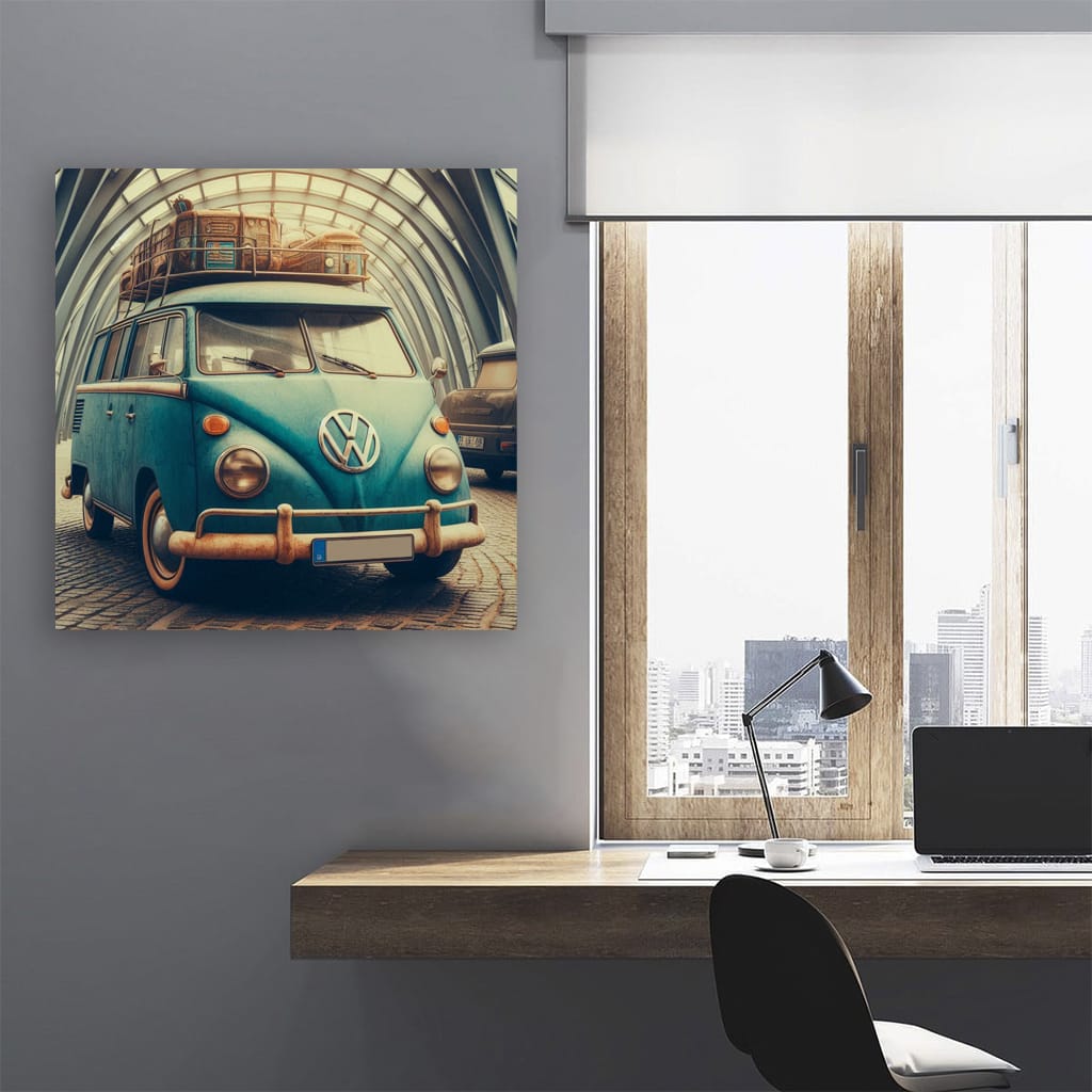Vintage Retro Volkswagen Style - Timeless Classic Car