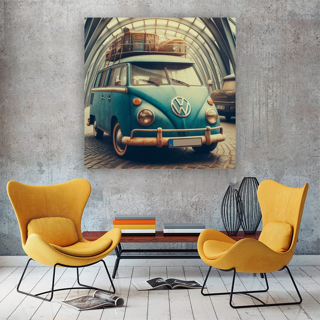 Vintage Retro Volkswagen Style - Timeless Classic Car