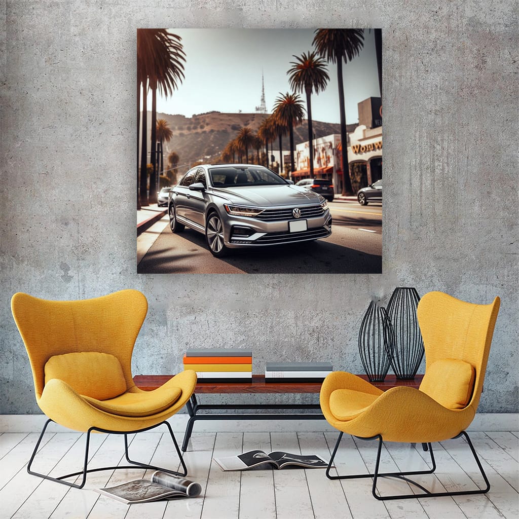 Volkswagen Passat Los Angel Wall Art