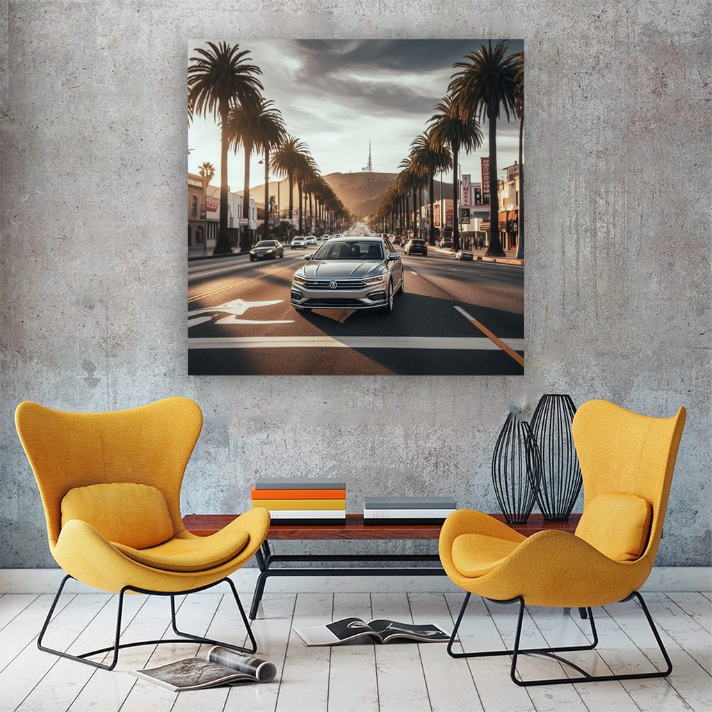 Volkswagen Passat Los Angeles Wall Art