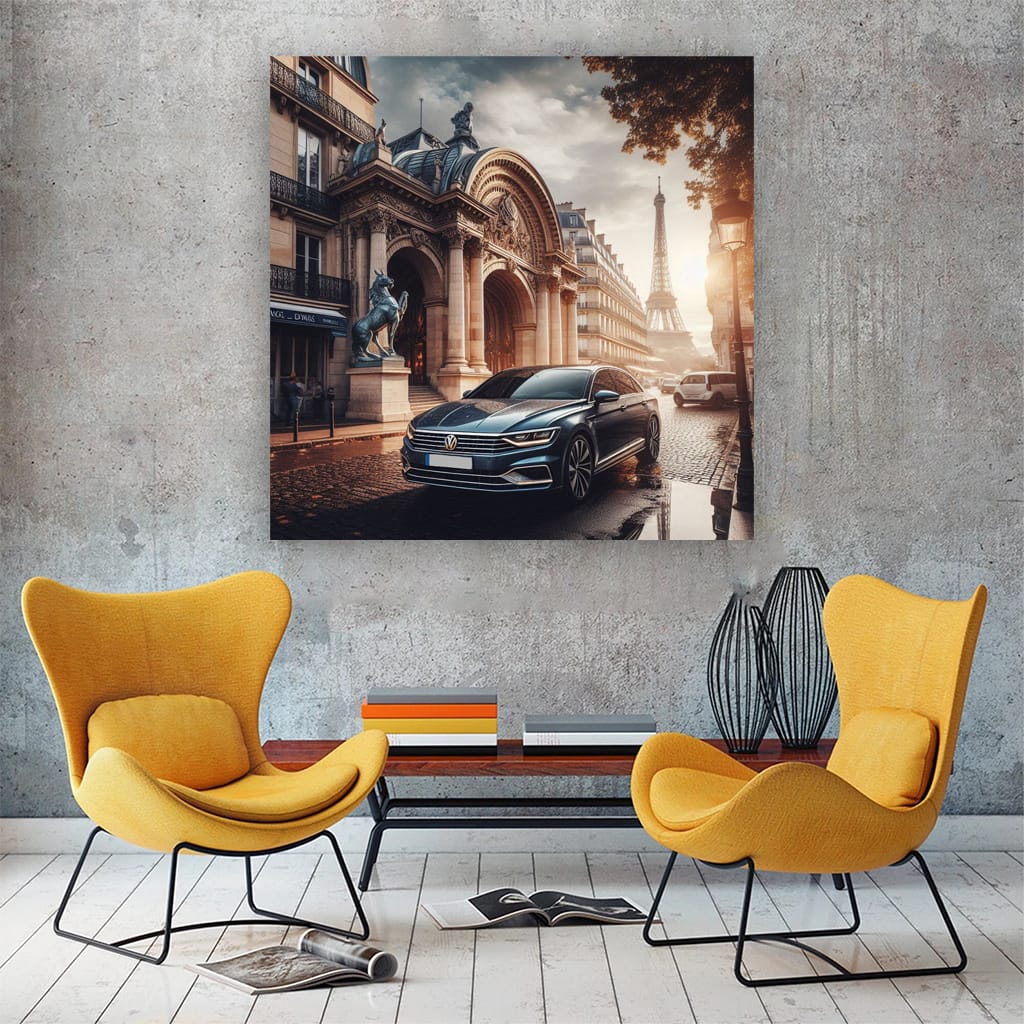 Volkswagen Passat R36 Paris Wall Art