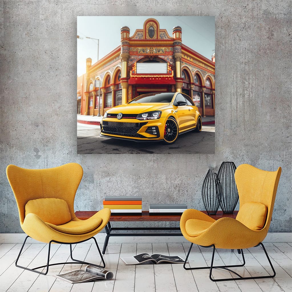 Volkswagen Polo Gti Los Angel Wall Art