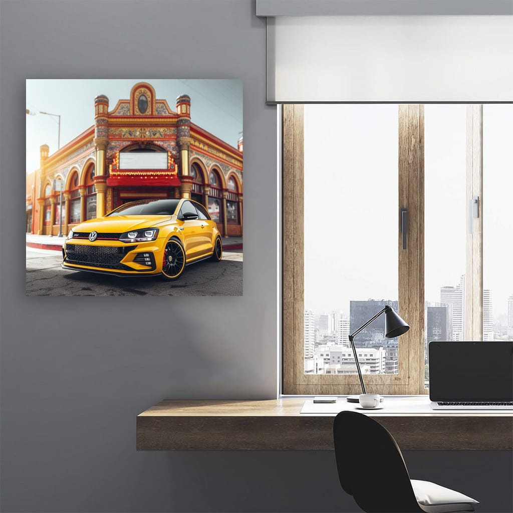 Volkswagen Polo Gti Los Angel Wall Art