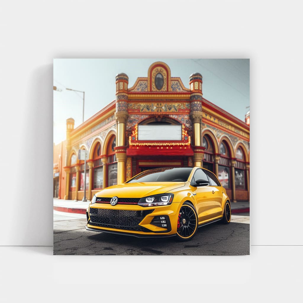 Volkswagen Polo Gti Los Angel Wall Art