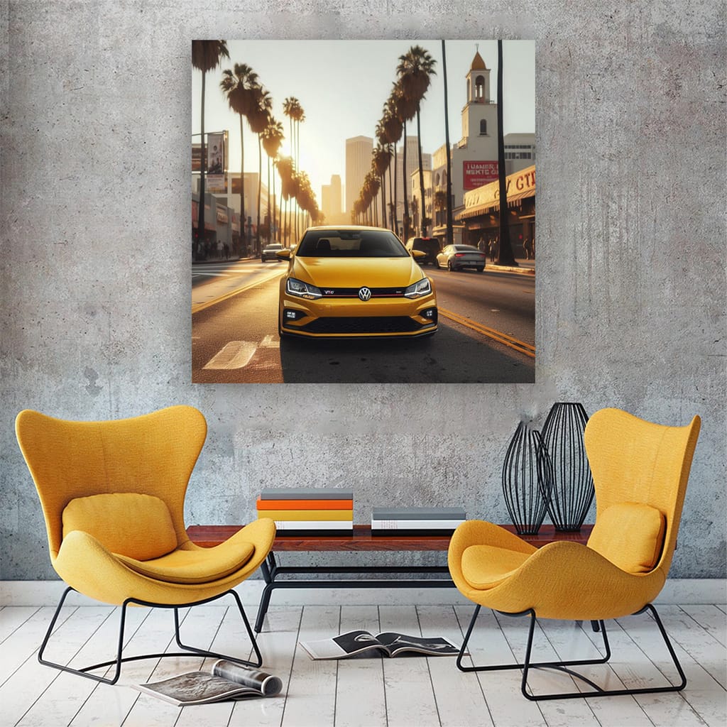 Volkswagen Polo Gti Los Angeles Wall Art