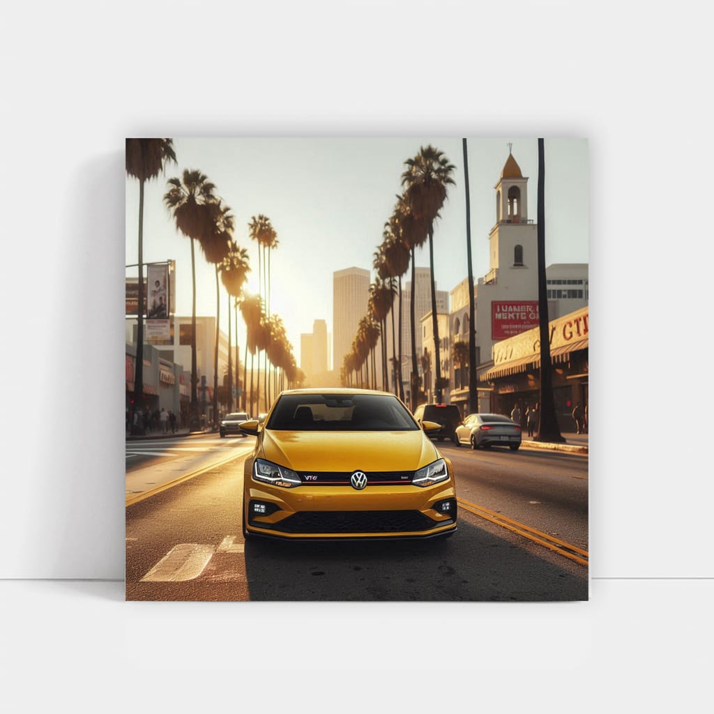 Volkswagen Polo Gti Los Angeles Wall Art