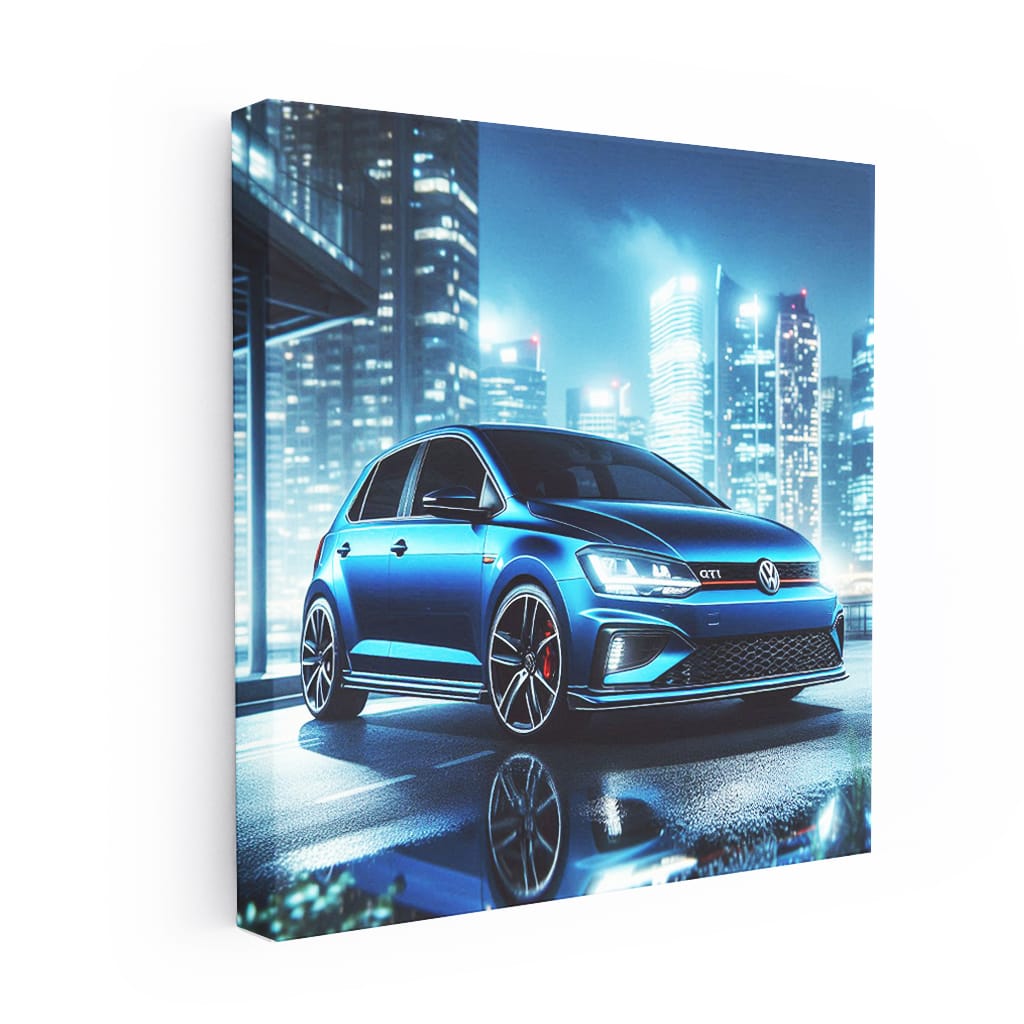 Volkswagen Polo Gti Night Wall Art