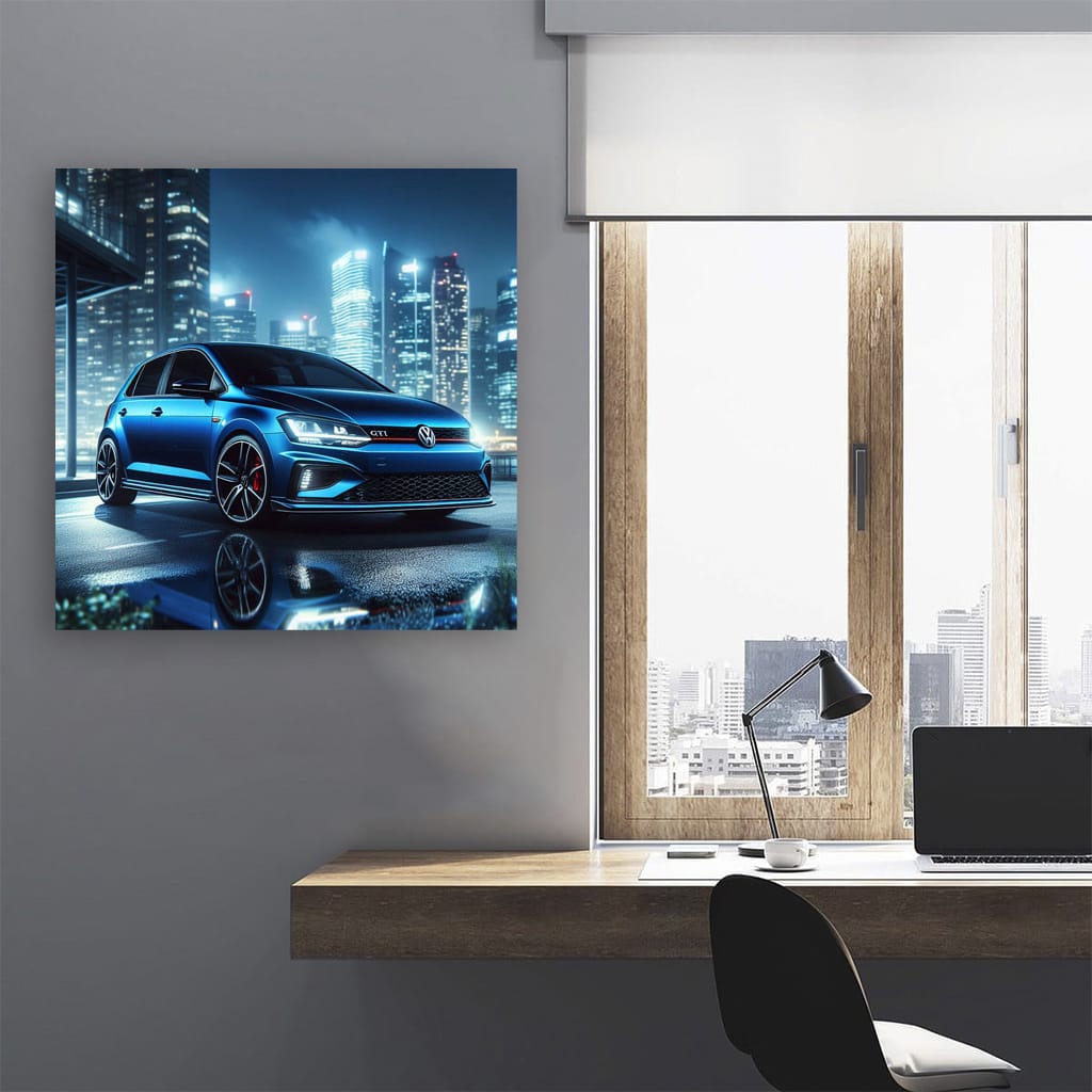 Volkswagen Polo Gti Night Wall Art