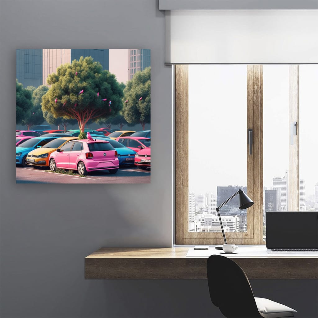 Volkswagen Polo Parking Wall Art