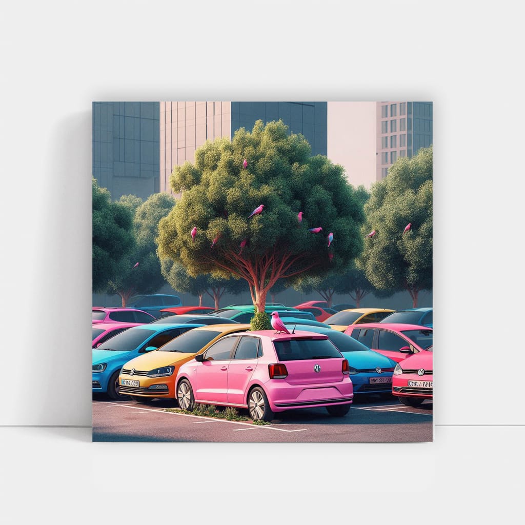 Volkswagen Polo Parking Wall Art