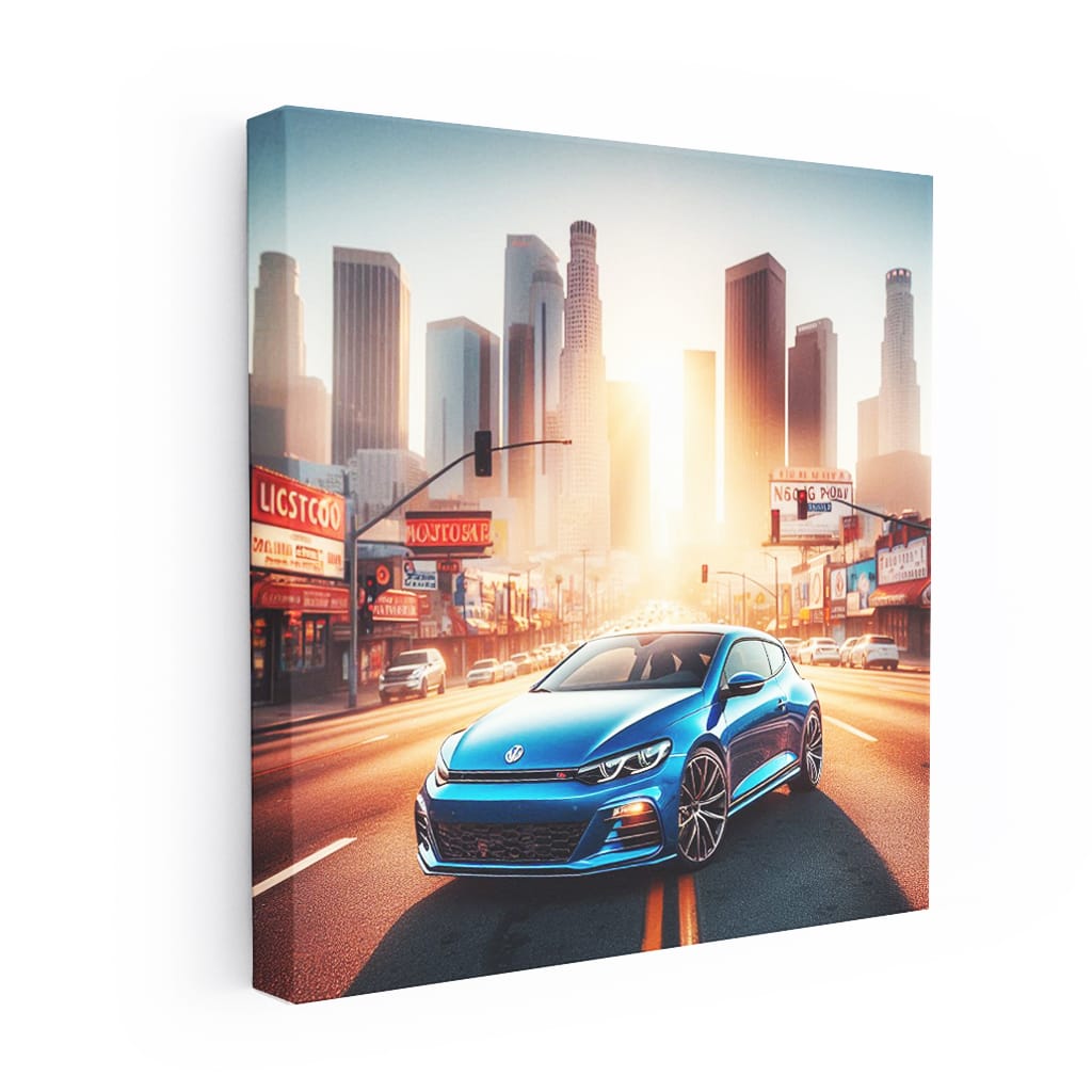 Volkswagen Scirocco R Los Angel Wall Art