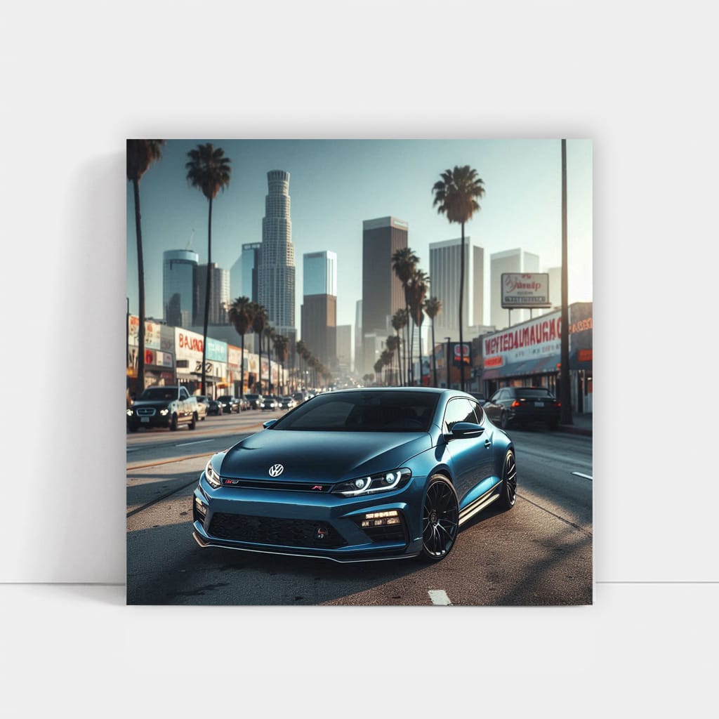 Volkswagen Scirocco R Los Angeles Wall Art