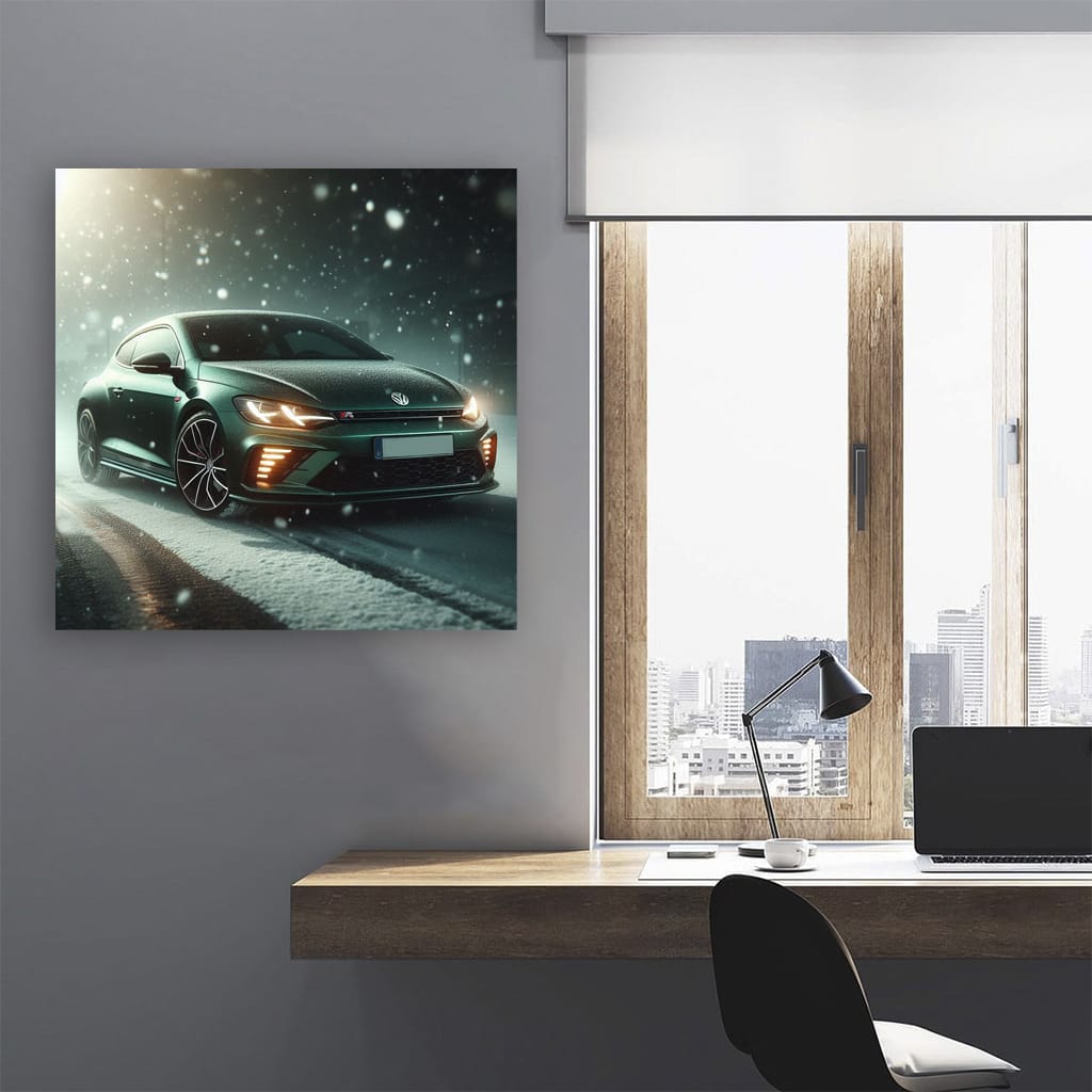 Volkswagen Scirocco R in Snowfall: Power Meets Elegance