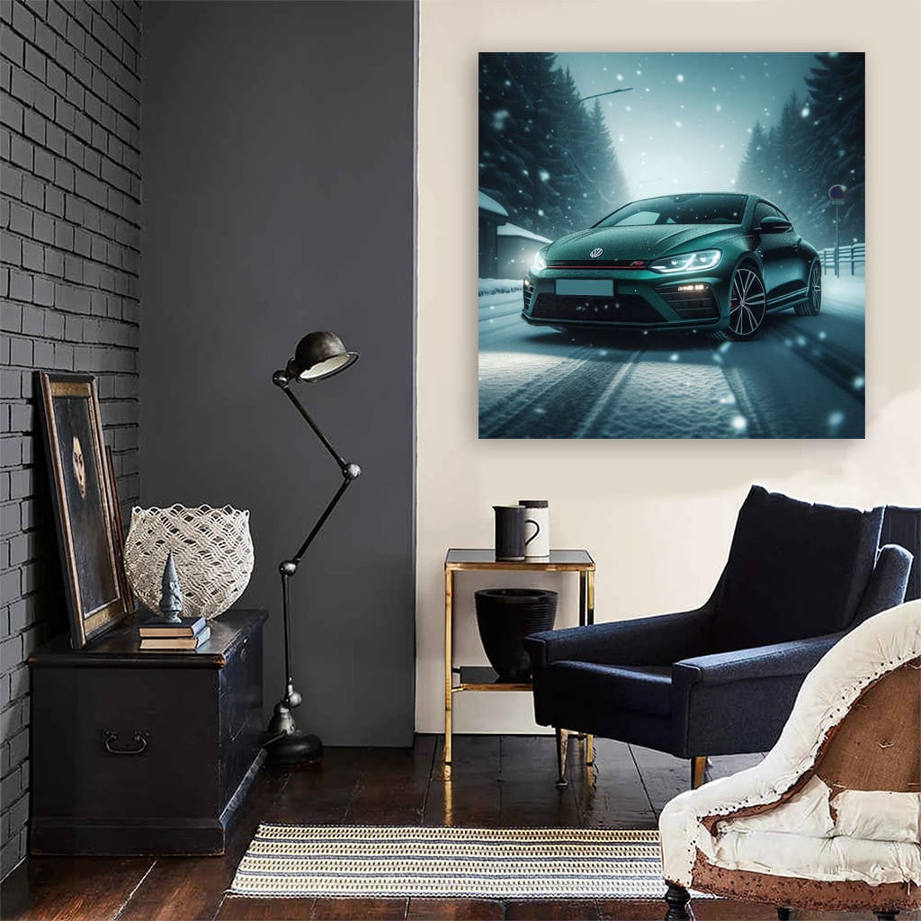 Volkswagen Scirocco R in Snowfall - Performance Meets Elegance