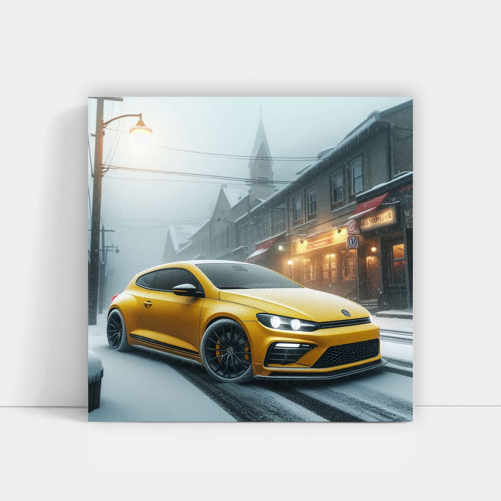 Volkswagen Scirocco R in Snowfall - Bold and Adventurous