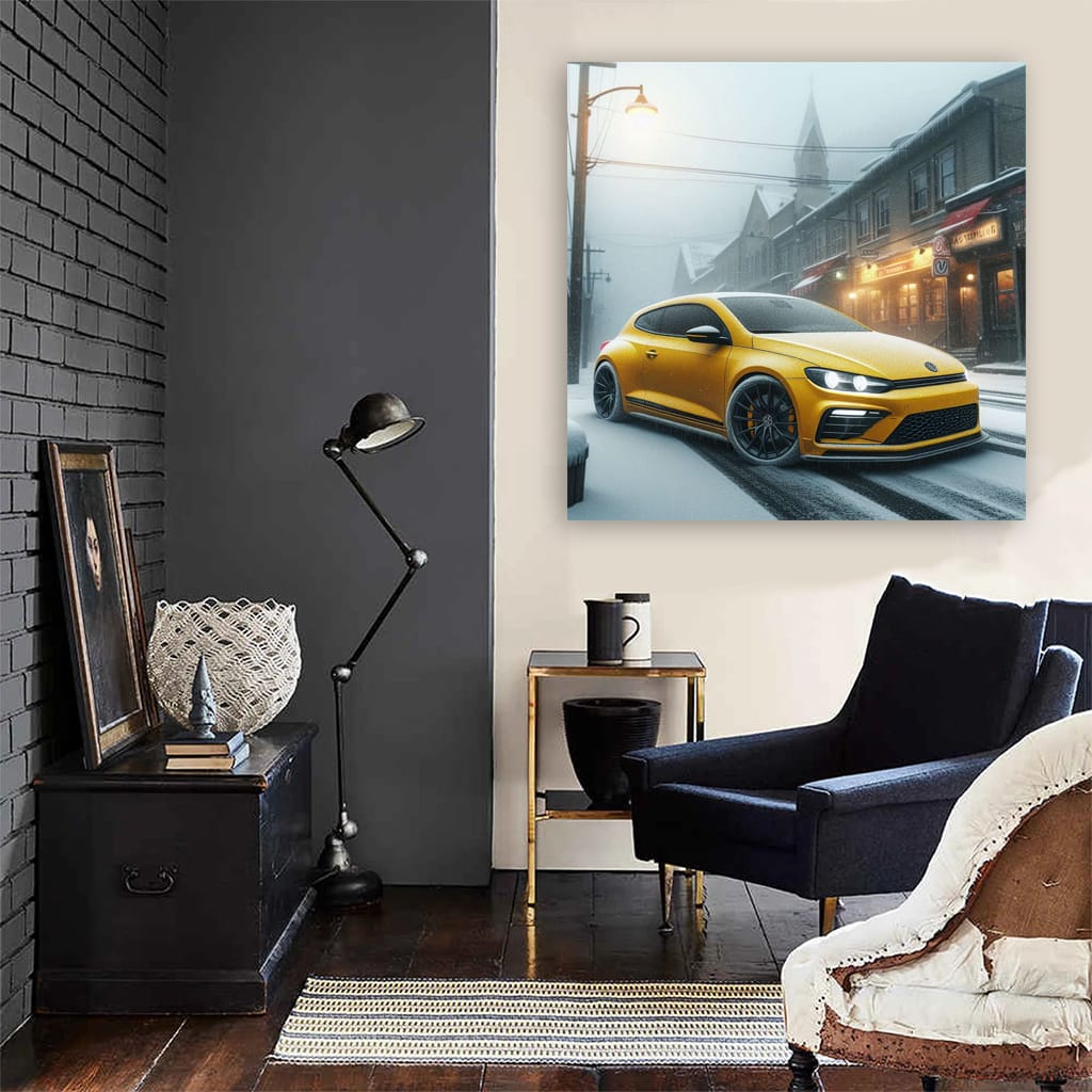 Volkswagen Scirocco R in Snowfall - Bold and Adventurous