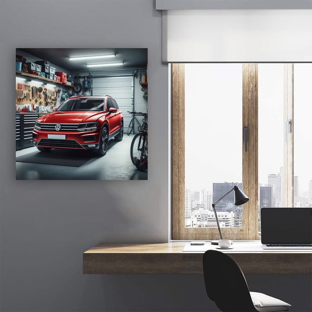 Volkswagen Tiguan in Garage – Stylish and Robust SUV