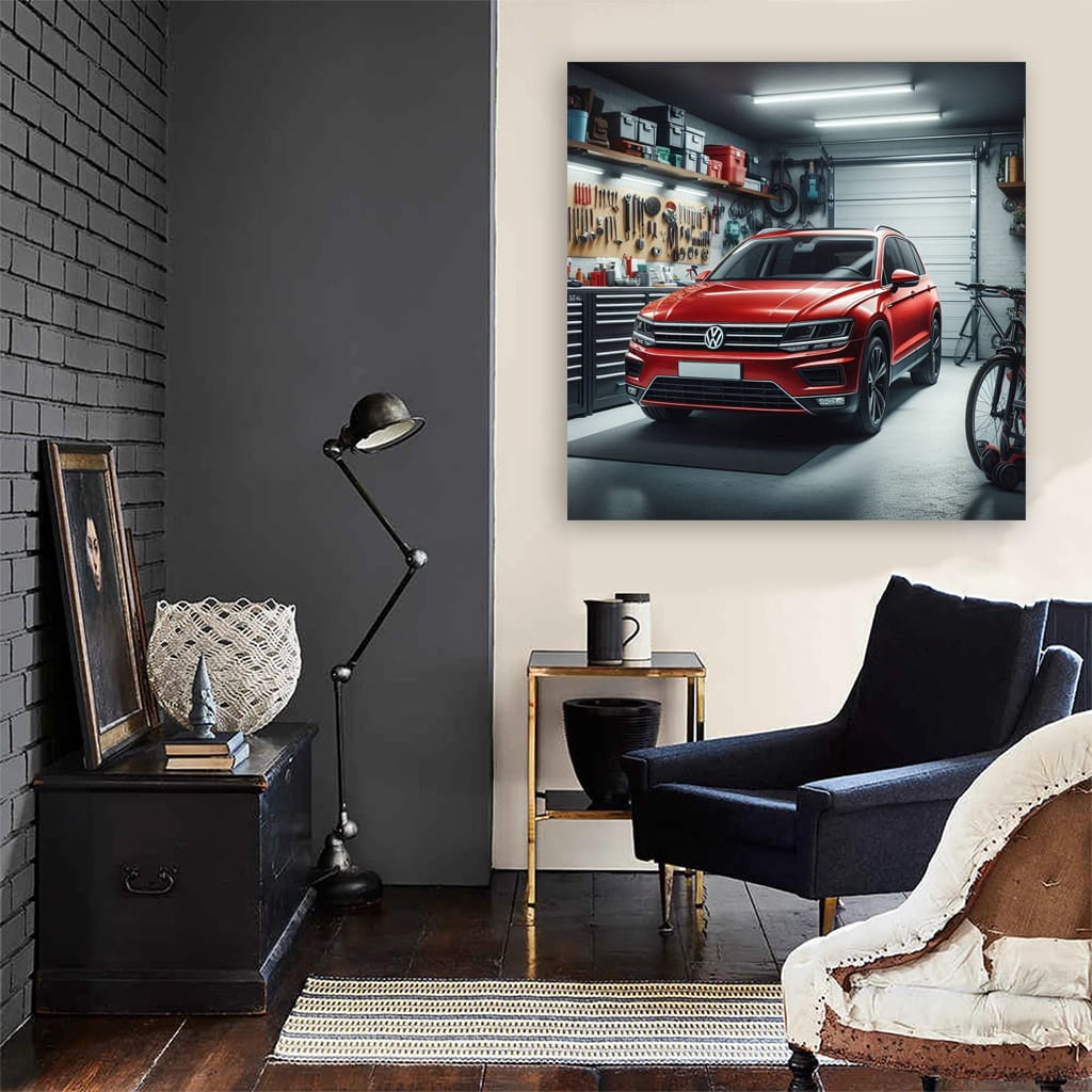Volkswagen Tiguan in Garage – Stylish and Robust SUV