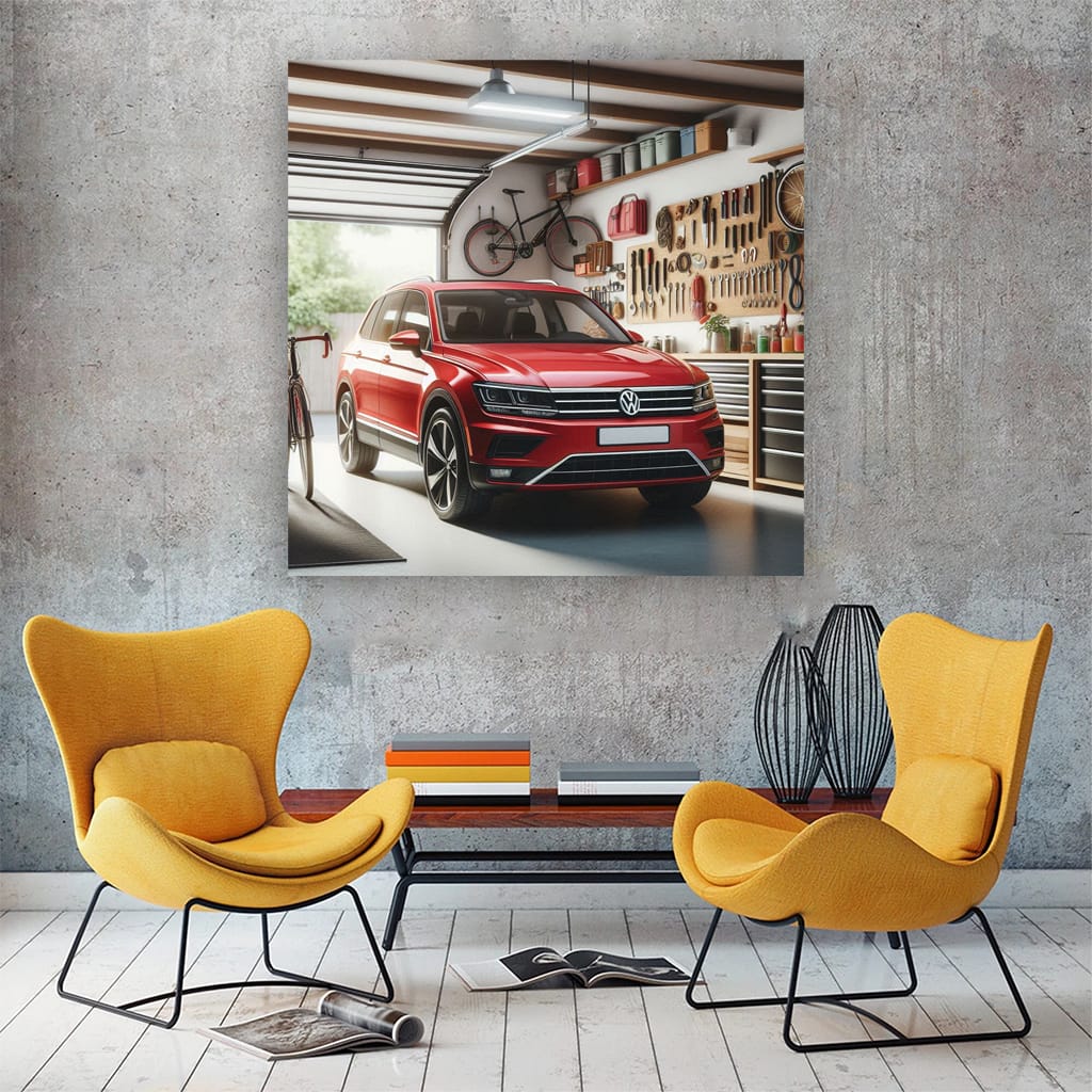 Volkswagen Tiguan in Garage - Versatile Compact SUV