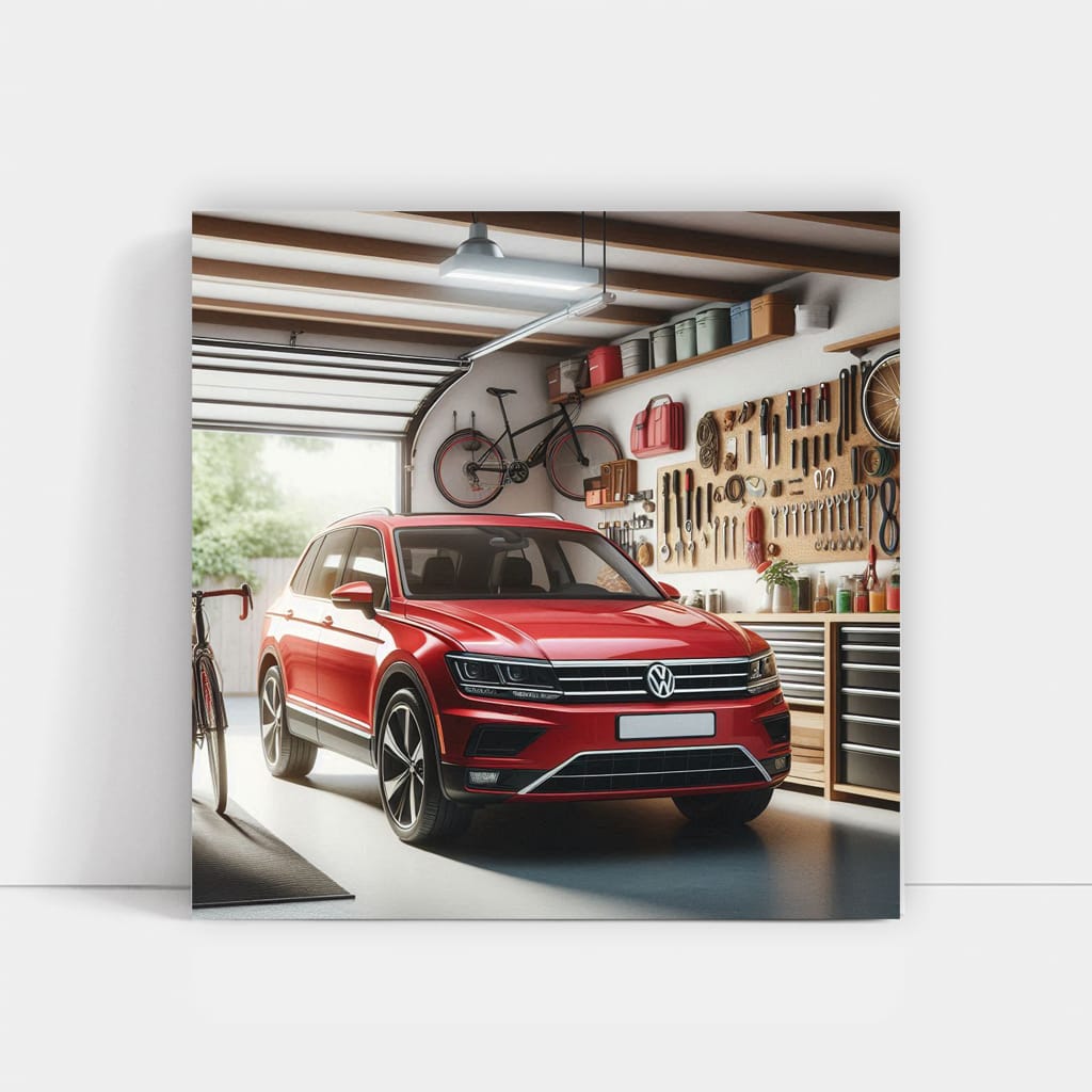 Volkswagen Tiguan in Garage - Versatile Compact SUV