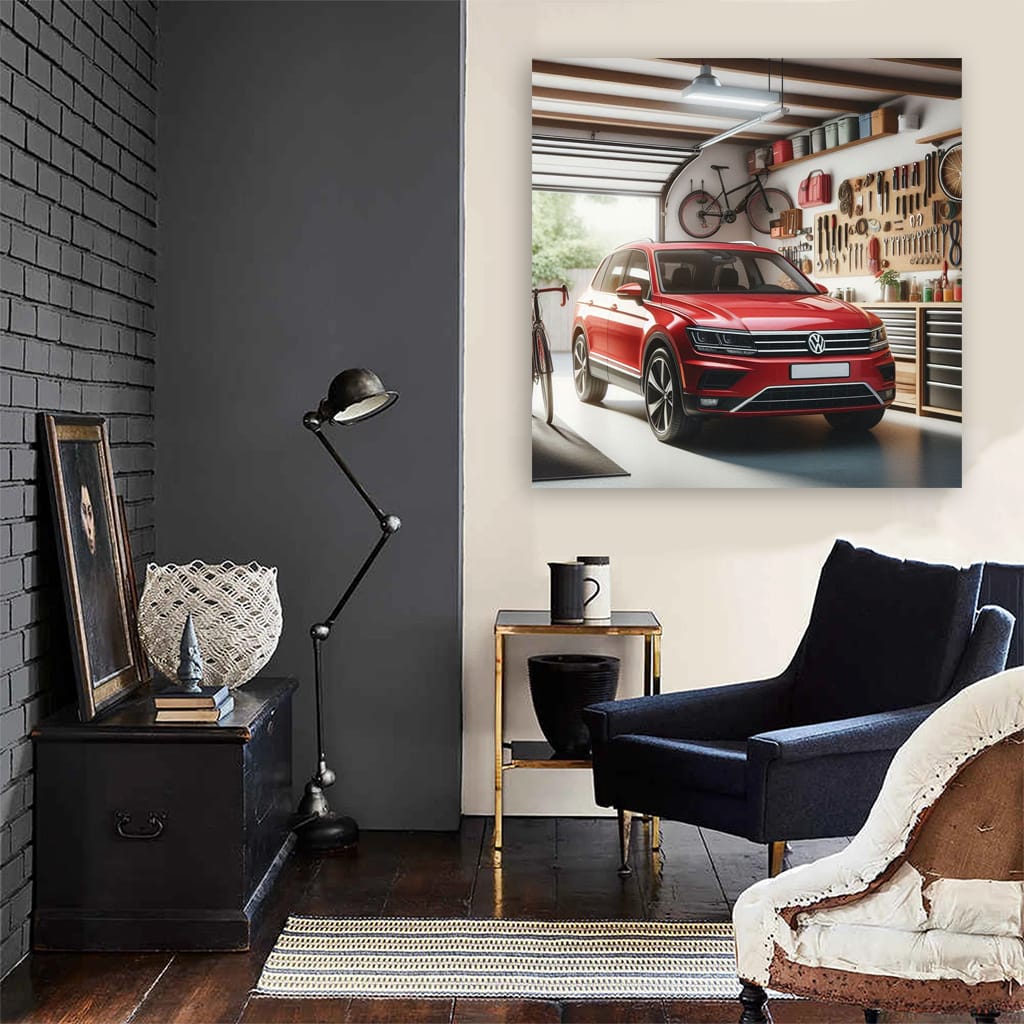 Volkswagen Tiguan in Garage - Versatile Compact SUV