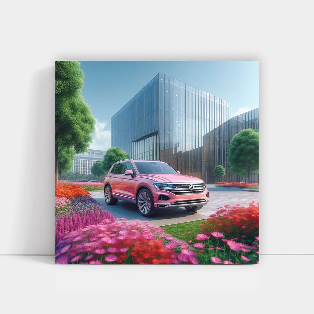 Volkswagen Touareg Building Wall Art