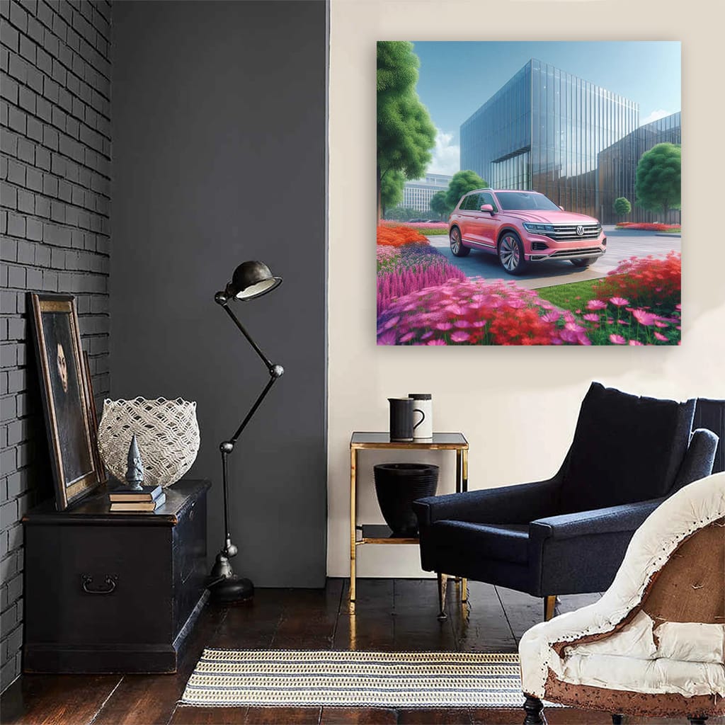 Volkswagen Touareg Building Wall Art