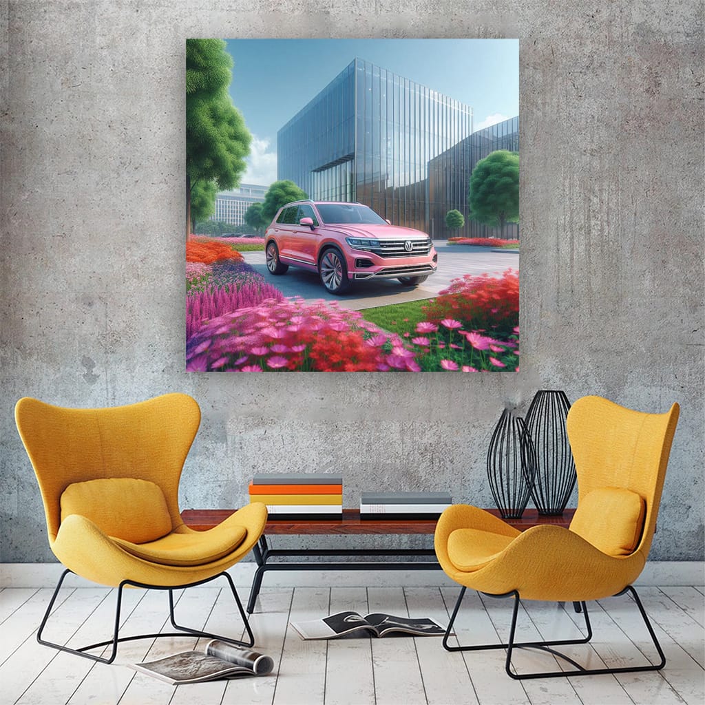 Volkswagen Touareg Building Wall Art