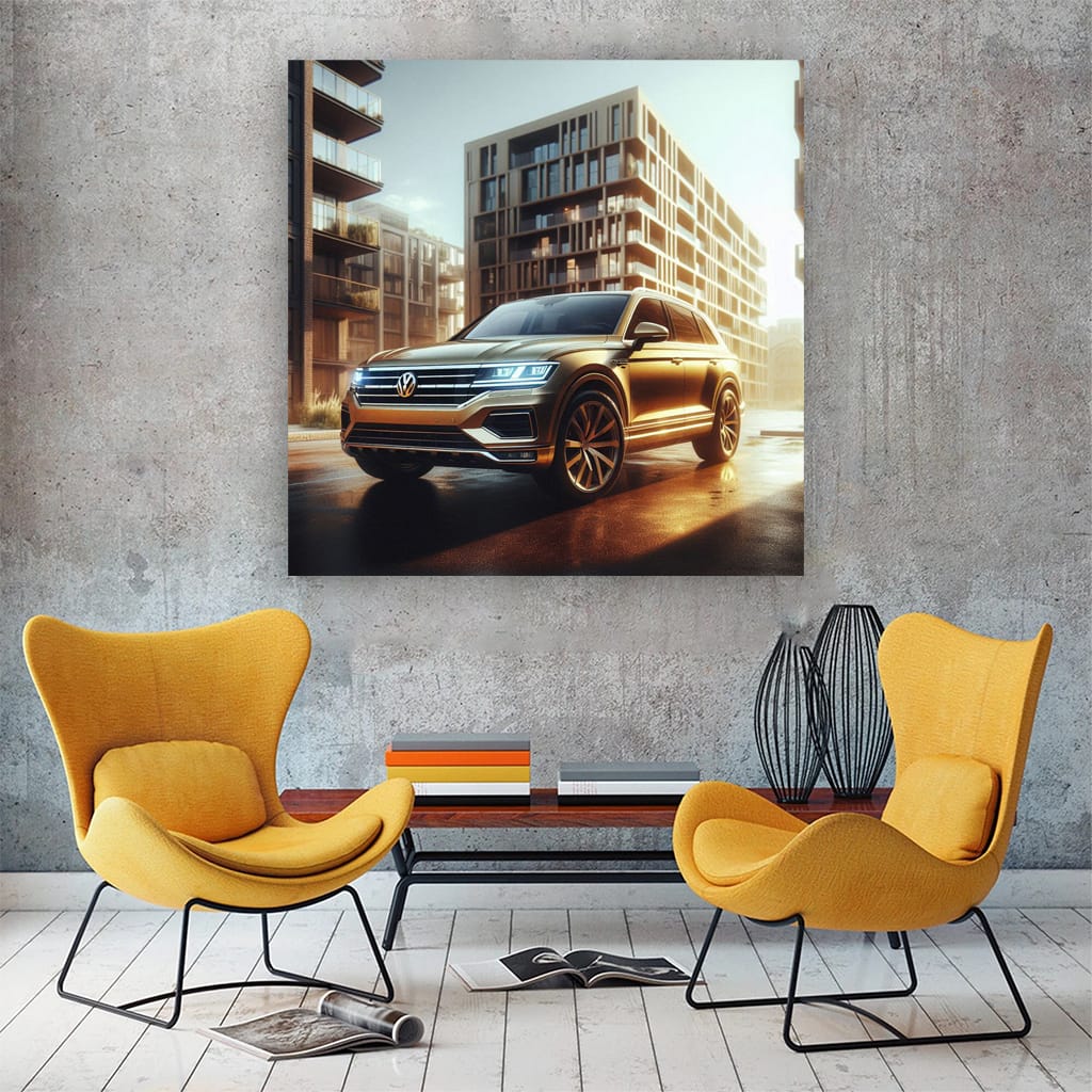 Volkswagen Touareg Rline Buildi Wall Art