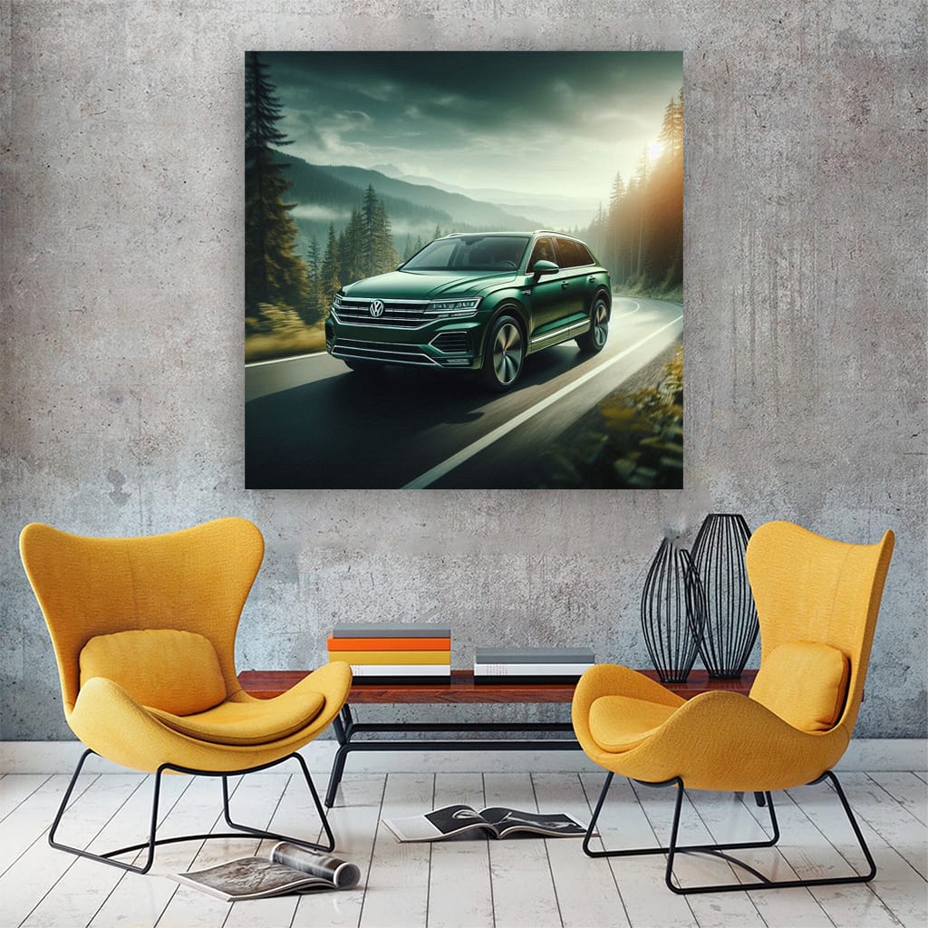 Volkswagen Touareg Rline Road Wall Art