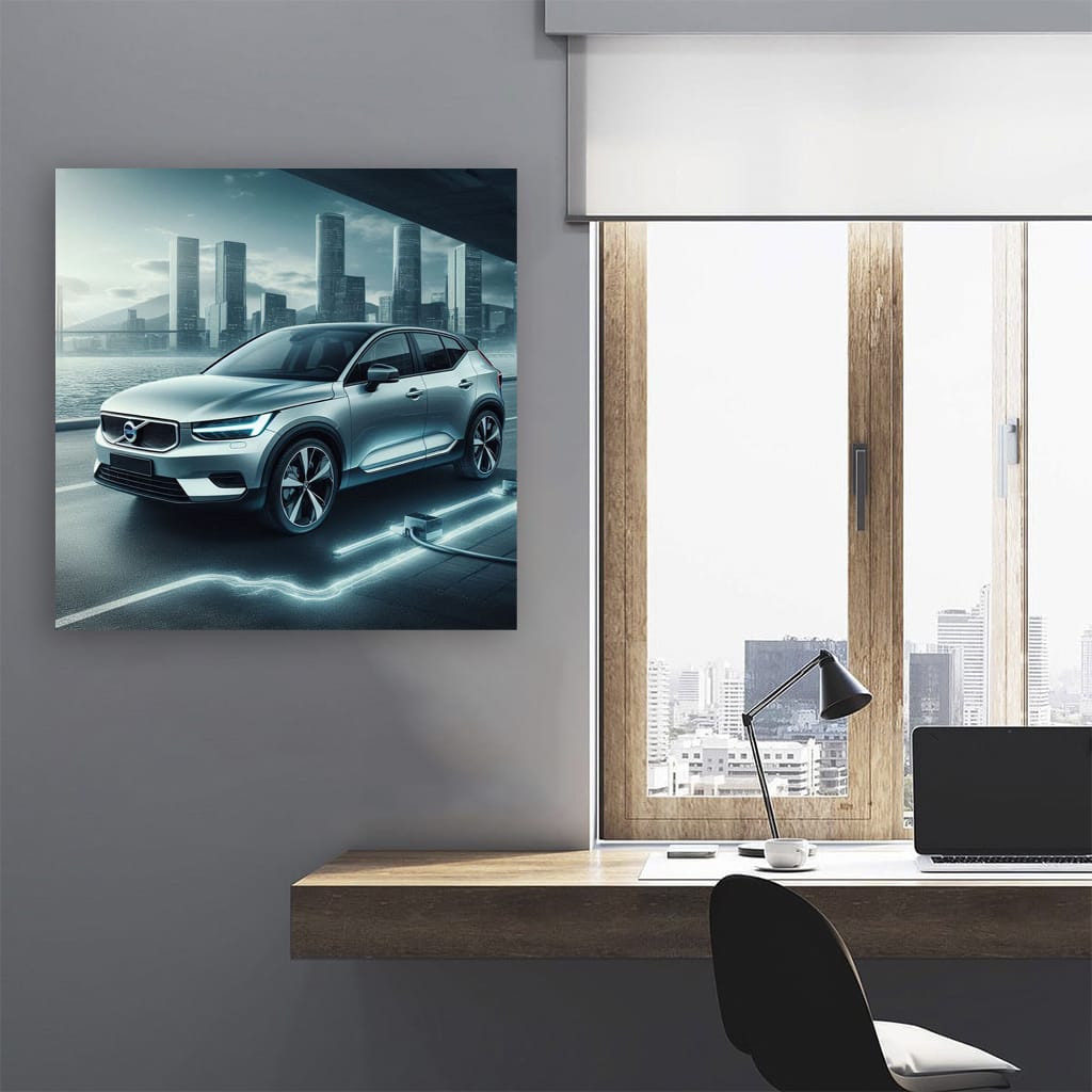 Volvo C40 Recharge Parki Wall Art