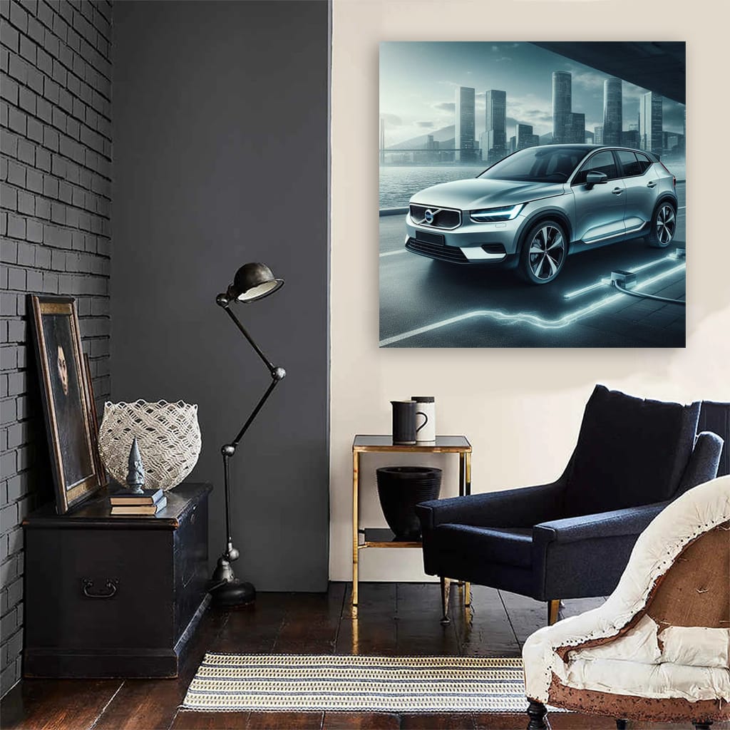 Volvo C40 Recharge Parki Wall Art